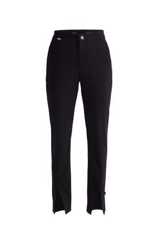 Ankle-Slit Tailored Dress Pant