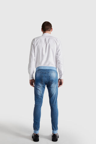 Slim Fit Track-Style Jean