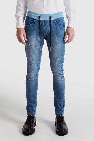 Slim Fit Track-Style Jean