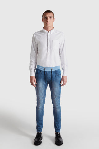 Slim Fit Track-Style Jean